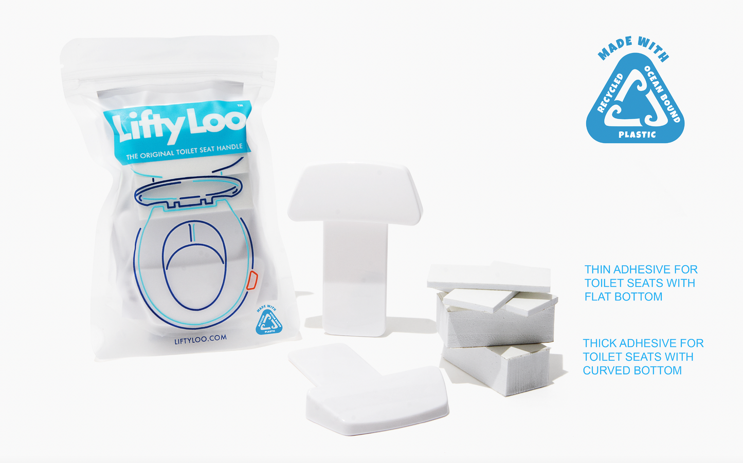 Lifty Loo™ 2 Pack - The Original Toilet Seat Handle